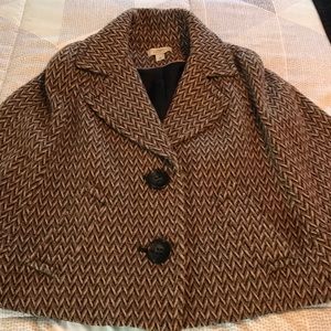 Perfect condition Loft wool cape.